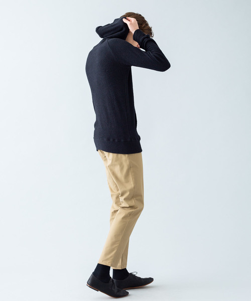 Magine(マージン)の「【magine】CTN/PE PILE STAND PARKA(パーカー・メンズ・ブラック/ネイビー/グレー・44/46/48)」の14枚目の写真