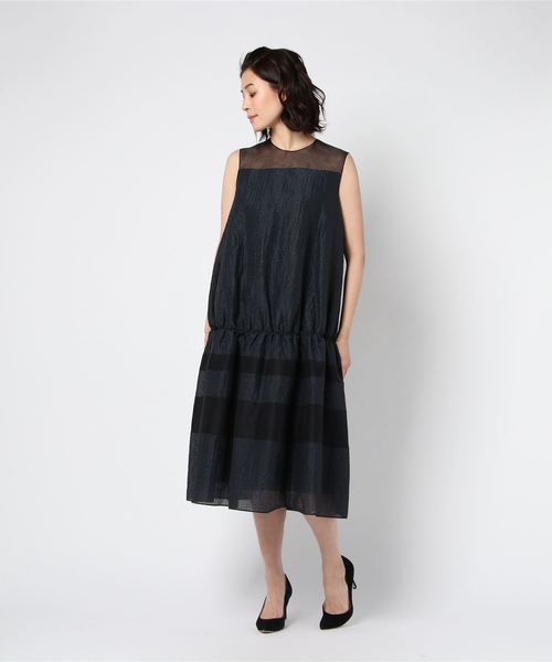 セール ブランド古着 ノースリーブワンピース ワンピース Drawer ドゥロワー のファッション通販 Zozoused