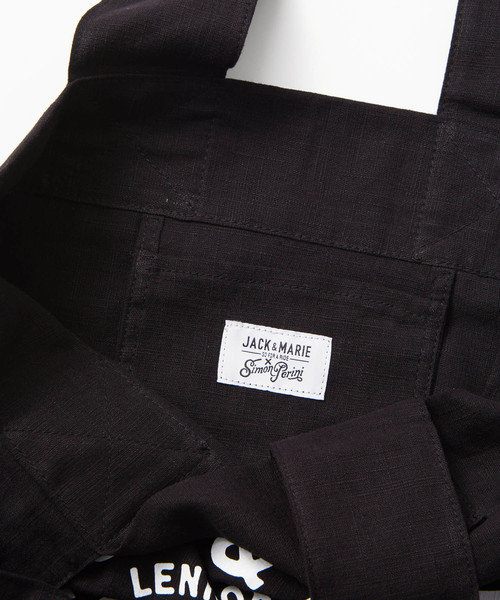 JACK & MARIE(ジャックアンドマリー)の「Simon Perini × JACK & MARIE トートバッグ(トートバッグ・レディース・ホワイト/ブラック/カーキ・ONE SIZE)」の8枚目の写真