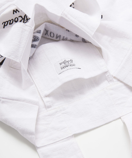 JACK & MARIE(ジャックアンドマリー)の「Simon Perini × JACK & MARIE トートバッグ(トートバッグ・レディース・ホワイト/ブラック/カーキ・ONE SIZE)」の9枚目の写真