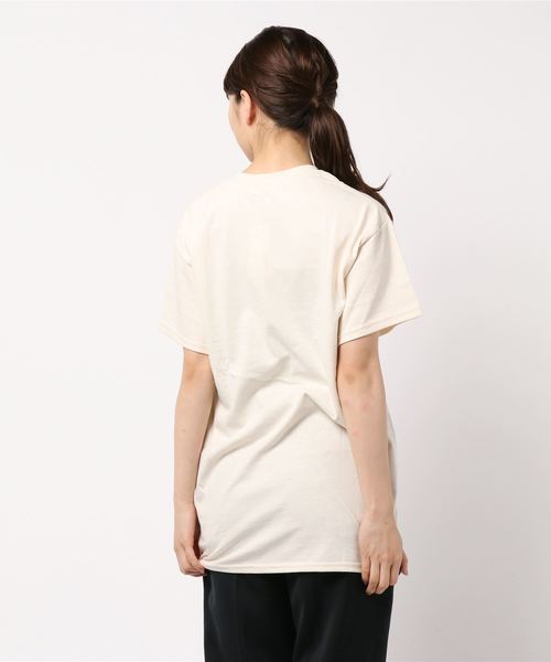 LOWRYS FARM（ローリーズファーム）の「ロゴマークTEE 839245（Tシャツ/カットソー・レディース・オフホワイト/イエロー/アイボリー・FREE）」の6枚目の写真