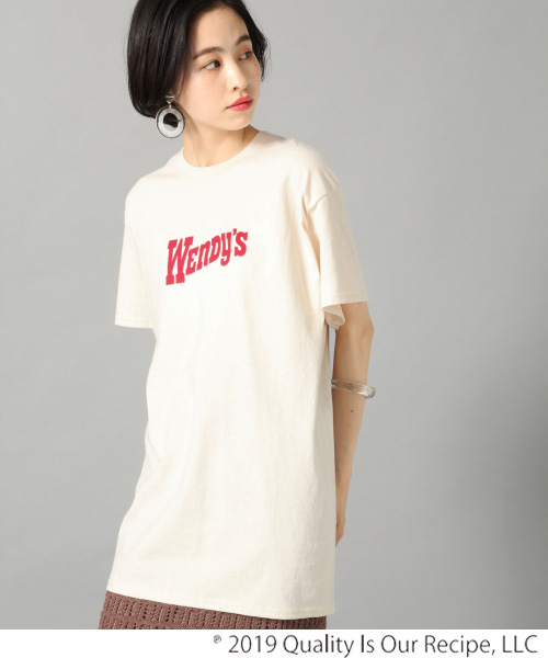 LOWRYS FARM（ローリーズファーム）の「ロゴマークTEE 839245（Tシャツ/カットソー・レディース・オフホワイト/イエロー/アイボリー・FREE）」の3枚目の写真