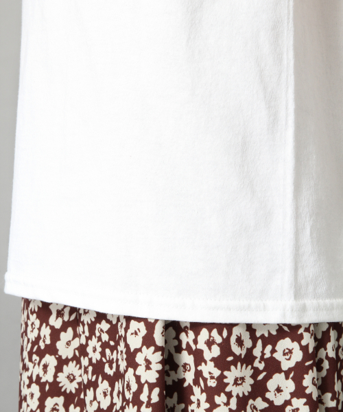 LOWRYS FARM（ローリーズファーム）の「ロゴマークTEE 839245（Tシャツ/カットソー・レディース・オフホワイト/イエロー/アイボリー・FREE）」の18枚目の写真