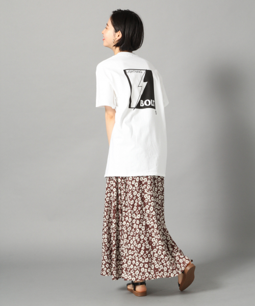 LOWRYS FARM（ローリーズファーム）の「ロゴマークTEE 839245（Tシャツ/カットソー・レディース・オフホワイト/イエロー/アイボリー・FREE）」の8枚目の写真