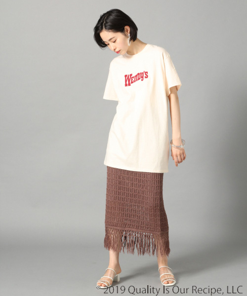 LOWRYS FARM（ローリーズファーム）の「ロゴマークTEE 839245（Tシャツ/カットソー・レディース・オフホワイト/イエロー/アイボリー・FREE）」の16枚目の写真