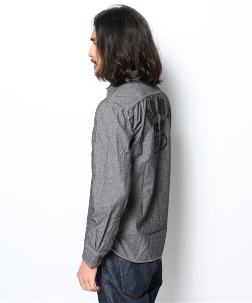 XLARGE(エクストララージ)の「LS DUNGAREE SHIRT(シャツ/ブラウス・メンズ・ブラック/ネイビー・X-LARGE/SMALL/LARGE/MEDIUM)」の5枚目の写真