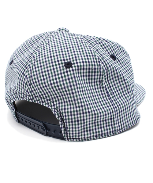 coen（コーエン）の「ギンガムベースボールキャップ（キャップ・メンズ・ネイビー・フリー）」の7枚目の写真
