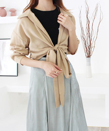 ショートリボンシャツ