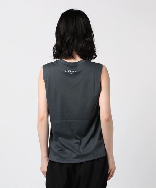 Ameri（アメリ）の「PASS CODE SMOOTH TANK（Tシャツ/カットソー・レディース・ベージュ/パープル/スミクロ・FREE）」の6枚目の写真