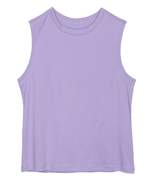 Ameri（アメリ）の「PASS CODE SMOOTH TANK（Tシャツ/カットソー・レディース・ベージュ/パープル/スミクロ・FREE）」の10枚目の写真