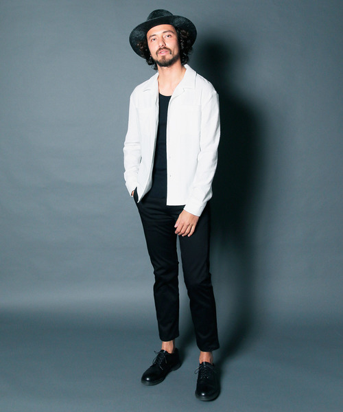 Magine(マージン)の「【Magine】COMPACT CHINO STRETCH TAPERED NO-P PANTS:コンパクトチノ ストレッチテーパード NO-Pパンツ(その他パンツ・メンズ・ブラック/ベージュ/ネイビー・44/46/48)」の4枚目の写真