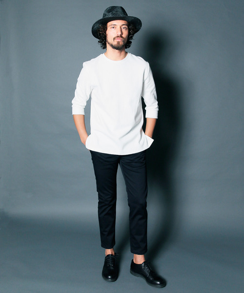 Magine(マージン)の「【Magine】COMPACT CHINO STRETCH TAPERED NO-P PANTS:コンパクトチノ ストレッチテーパード NO-Pパンツ(その他パンツ・メンズ・ブラック/ベージュ/ネイビー・44/46/48)」の6枚目の写真