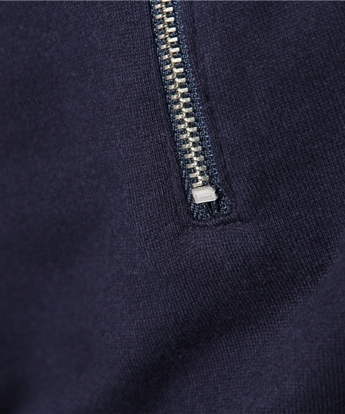 DISCOVERED（ディスカバード）の「DISCOVERED フードレイヤードスエット（Tシャツ/カットソー・メンズ・ブラック/ネイビー・3/2）」の3枚目の写真