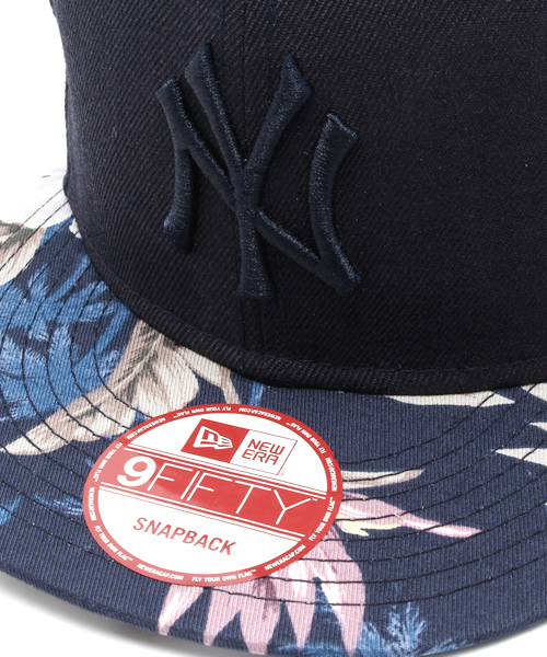 BEAMS(ビームス)の「NEW ERA×BEAMS / 別注 ダークアロハ スナップバック(キャップ・メンズ・ブラック/ネイビー・ONE SIZE)」の10枚目の写真