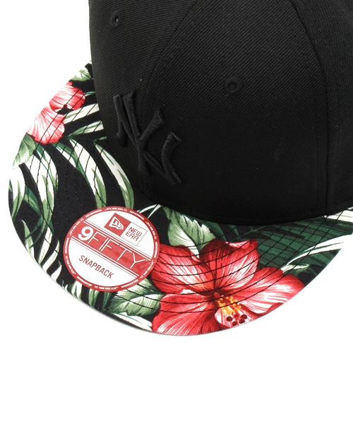 BEAMS(ビームス)の「NEW ERA×BEAMS / 別注 ダークアロハ スナップバック(キャップ・メンズ・ブラック/ネイビー・ONE SIZE)」の11枚目の写真