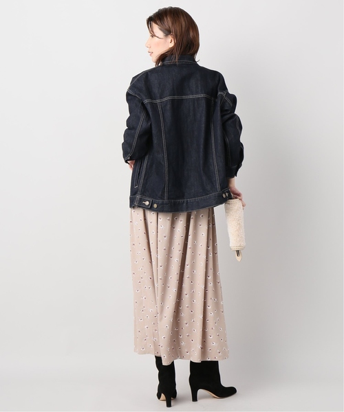 B.C STOCK(ベーセーストック)の「12OZデニムGジャン(デニムジャケット・レディース・ネイビー/ブルー・FREE)」の5枚目の写真