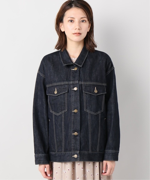 B.C STOCK(ベーセーストック)の「12OZデニムGジャン(デニムジャケット・レディース・ネイビー/ブルー・FREE)」の13枚目の写真