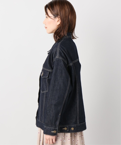 B.C STOCK(ベーセーストック)の「12OZデニムGジャン(デニムジャケット・レディース・ネイビー/ブルー・FREE)」の3枚目の写真