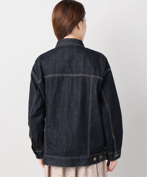 B.C STOCK(ベーセーストック)の「12OZデニムGジャン(デニムジャケット・レディース・ネイビー/ブルー・FREE)」の15枚目の写真