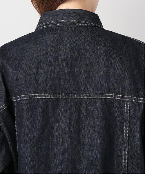 B.C STOCK(ベーセーストック)の「12OZデニムGジャン(デニムジャケット・レディース・ネイビー/ブルー・FREE)」の20枚目の写真