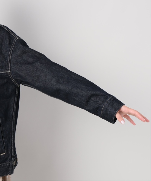 B.C STOCK(ベーセーストック)の「12OZデニムGジャン(デニムジャケット・レディース・ネイビー/ブルー・FREE)」の9枚目の写真