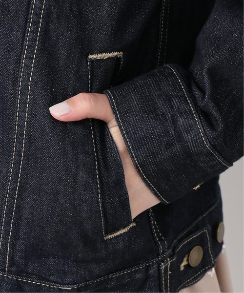 B.C STOCK(ベーセーストック)の「12OZデニムGジャン(デニムジャケット・レディース・ネイビー/ブルー・FREE)」の14枚目の写真
