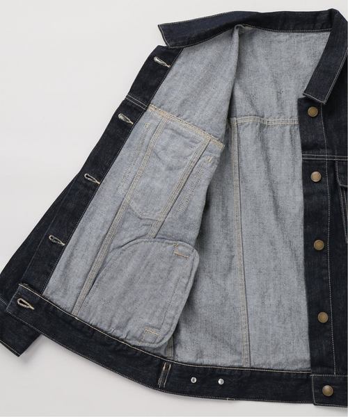 B.C STOCK(ベーセーストック)の「12OZデニムGジャン(デニムジャケット・レディース・ネイビー/ブルー・FREE)」の21枚目の写真