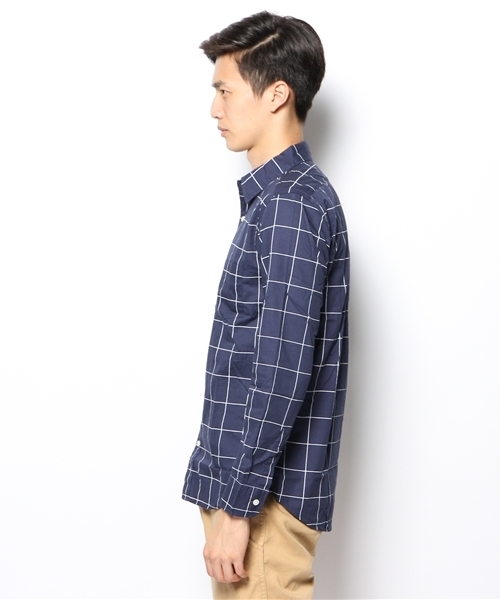 WEGO（ウィゴー）の「WEGO/ウインドウペンチェックシャツ（シャツ/ブラウス・メンズ・ネイビー/トリコロール・LARGE/MEDIUM）」の10枚目の写真