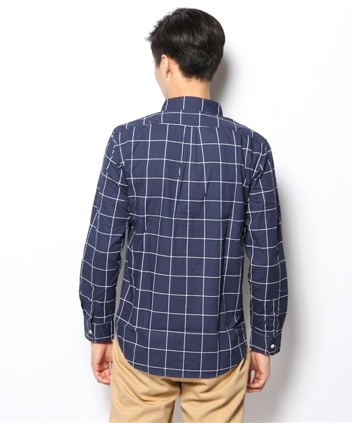 WEGO（ウィゴー）の「WEGO/ウインドウペンチェックシャツ（シャツ/ブラウス・メンズ・ネイビー/トリコロール・LARGE/MEDIUM）」の11枚目の写真