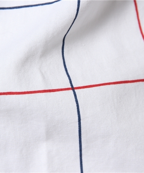 WEGO（ウィゴー）の「WEGO/ウインドウペンチェックシャツ（シャツ/ブラウス・メンズ・ネイビー/トリコロール・LARGE/MEDIUM）」の8枚目の写真