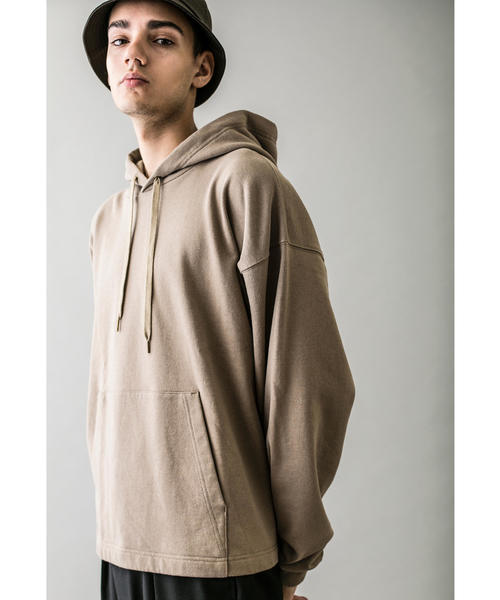 MONKEY TIME（モンキータイム）の「＜monkey time＞ URAKE CROPPED HOODIE/パーカー（パーカー・メンズ・ライム/ブラック/ベージュ・LARGE/SMALL/MEDIUM/X-LARGE）」の9枚目の写真