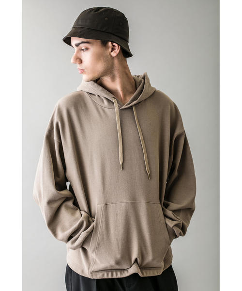 MONKEY TIME（モンキータイム）の「＜monkey time＞ URAKE CROPPED HOODIE/パーカー（パーカー・メンズ・ライム/ブラック/ベージュ・LARGE/SMALL/MEDIUM/X-LARGE）」の8枚目の写真