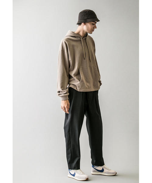 MONKEY TIME（モンキータイム）の「＜monkey time＞ URAKE CROPPED HOODIE/パーカー（パーカー・メンズ・ライム/ブラック/ベージュ・LARGE/SMALL/MEDIUM/X-LARGE）」の5枚目の写真