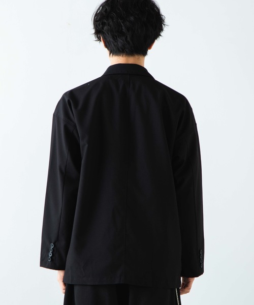 WEGO(ウィゴー)の「WEGO/【セットアップ対応商品】ビッグシルエットダブルテーラードジャケット(テーラードジャケット・メンズ・ブラック・MEDIUM/LARGE)」の9枚目の写真