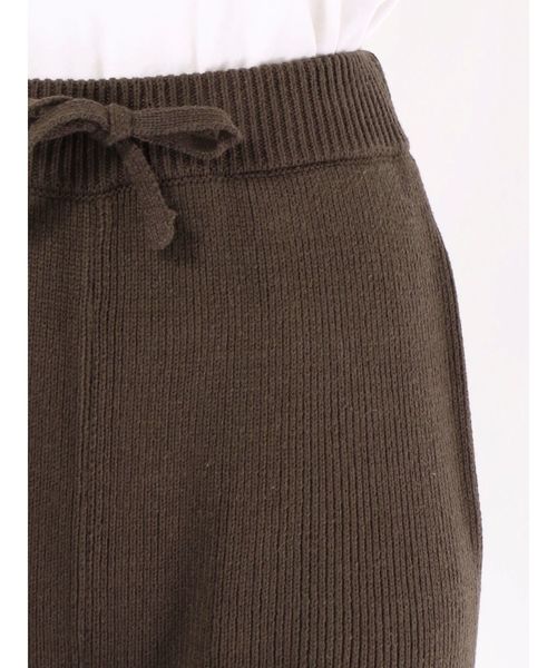 Ungrid(アングリッド)の「リブニットフレアパンツ(その他パンツ・レディース・アイボリー/ダークブラウン・FREE)」の10枚目の写真