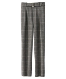 ウール調ストレッチテーパードパンツ５６丈