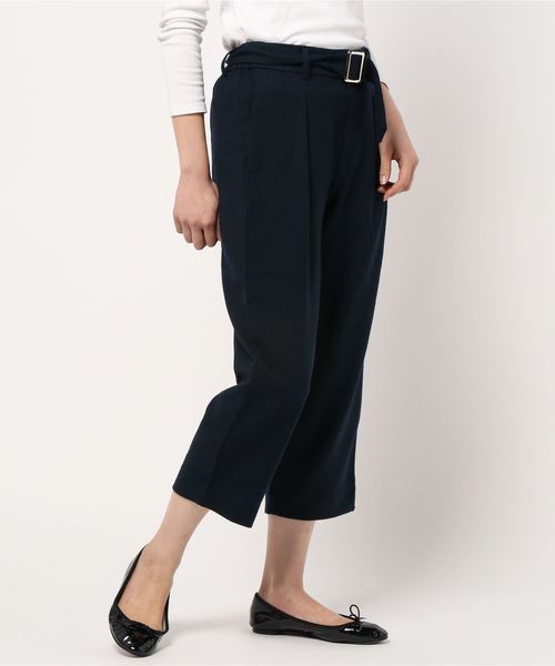 BELLUNA(ベルーナ)の「ウール調ストレッチテーパードパンツ56丈(その他パンツ・レディース・チェック/ネイビー/ライトグレー/グレー系その他/ストライプ/チャコール・SMALL/X-LARGE/MEDIUM/LARGE)」の20枚目の写真