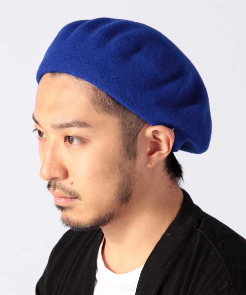 BEAMS(ビームス)の「◎BEAMS / フェルト ベレー帽(ハンチング/ベレー帽・メンズ・グレー/ブラック/ワイン/グリーン/ブルー/ネイビー・ONE SIZE)」の1枚目の写真