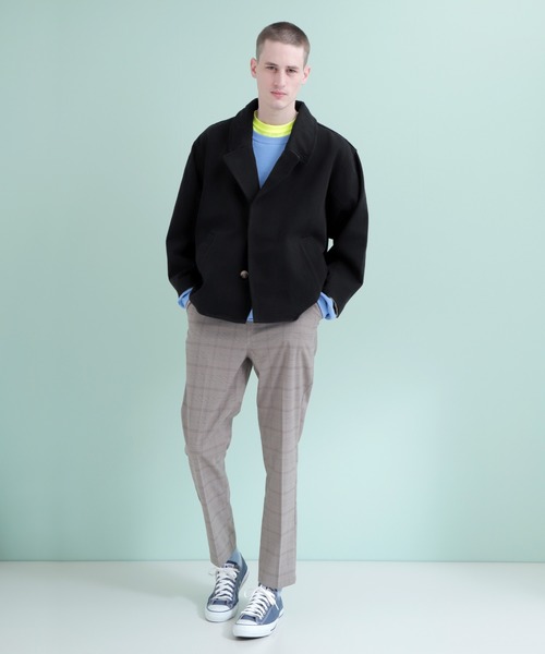 EMMA CLOTHES（エマクローズ）の「オーバーサイズ ヘビーコットン カバーオール（カバーオール・メンズ・ブラック/ベージュ/ピンク/インディゴブルー/ライトインディゴブルー・M/L）」の6枚目の写真
