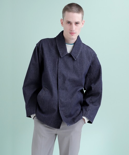 EMMA CLOTHES（エマクローズ）の「オーバーサイズ ヘビーコットン カバーオール（カバーオール・メンズ・ブラック/ベージュ/ピンク/インディゴブルー/ライトインディゴブルー・M/L）」の15枚目の写真