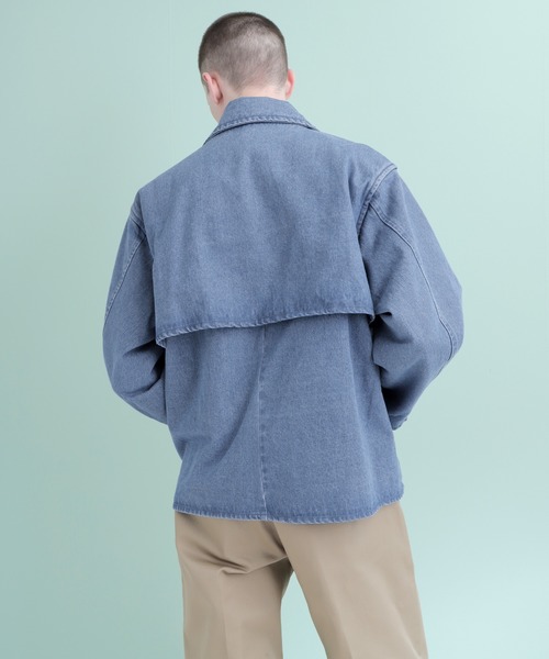 EMMA CLOTHES（エマクローズ）の「オーバーサイズ ヘビーコットン カバーオール（カバーオール・メンズ・ブラック/ベージュ/ピンク/インディゴブルー/ライトインディゴブルー・M/L）」の11枚目の写真