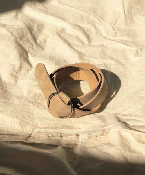 kutir（クティール）の「kutirlune／【調節自由】サークルリングベルト（ベルト・レディース・ブラック/ライトブラウン/ベージュ・FREE）」の3枚目の写真