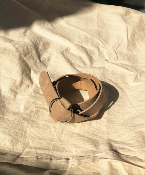kutir（クティール）の「kutirlune／【調節自由】サークルリングベルト（ベルト・レディース・ブラック/ライトブラウン/ベージュ・FREE）」の8枚目の写真