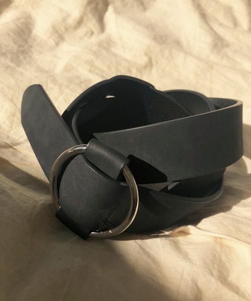 kutir（クティール）の「kutirlune／【調節自由】サークルリングベルト（ベルト・レディース・ブラック/ライトブラウン/ベージュ・FREE）」の6枚目の写真