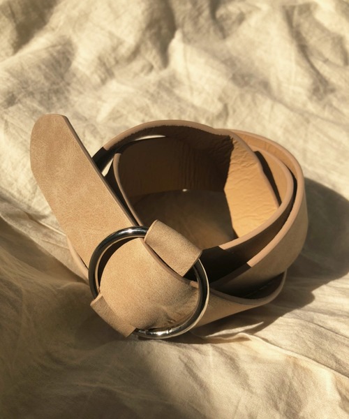 kutir（クティール）の「kutirlune／【調節自由】サークルリングベルト（ベルト・レディース・ブラック/ライトブラウン/ベージュ・FREE）」の9枚目の写真