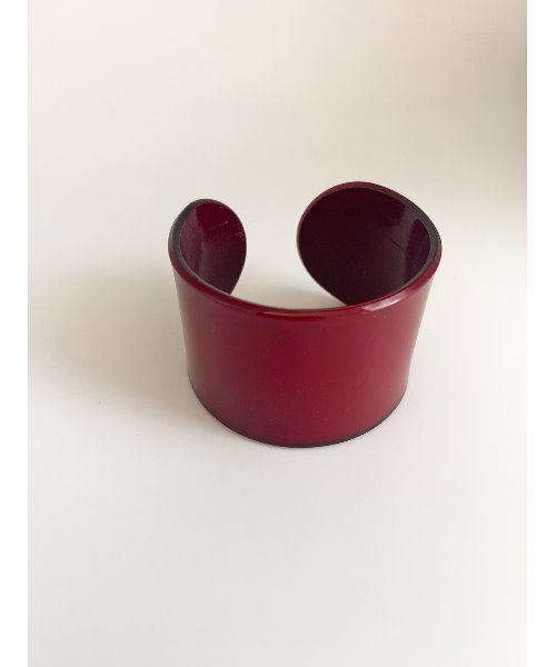 mou（モウ）の「紅色太バングル（バングル/リストバンド・レディース・レッド・FREE）」の5枚目の写真