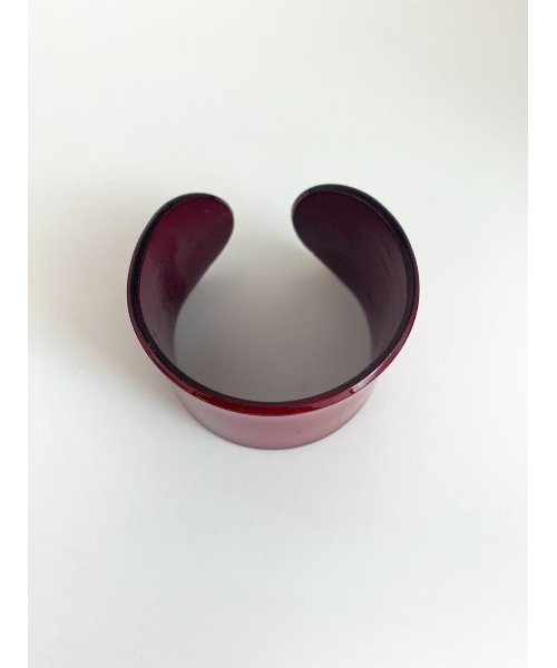 mou（モウ）の「紅色太バングル（バングル/リストバンド・レディース・レッド・FREE）」の6枚目の写真