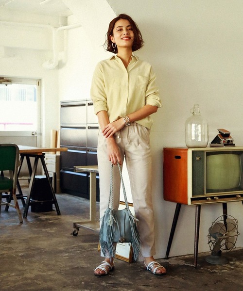 BAYFLOW（ベイフロー）の「フリンジコンチョショルダー（ショルダーバッグ・レディース・ホワイト/ブラウン/ブルー・FREE）」の11枚目の写真