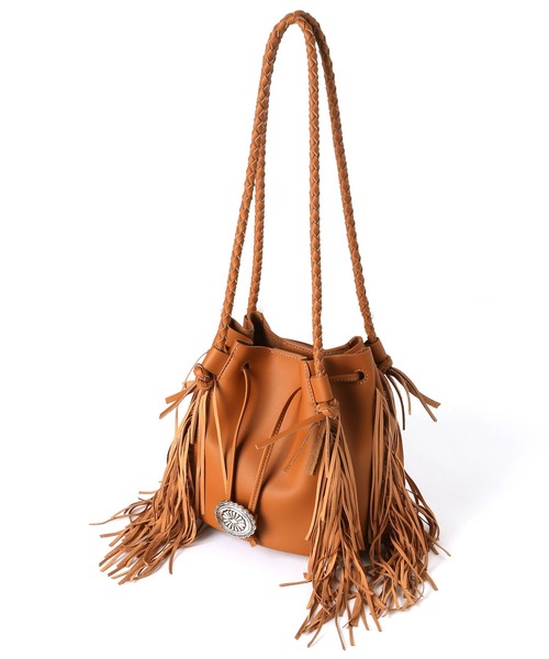 BAYFLOW（ベイフロー）の「フリンジコンチョショルダー（ショルダーバッグ・レディース・ホワイト/ブラウン/ブルー・FREE）」の13枚目の写真