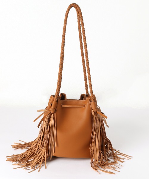 BAYFLOW（ベイフロー）の「フリンジコンチョショルダー（ショルダーバッグ・レディース・ホワイト/ブラウン/ブルー・FREE）」の9枚目の写真